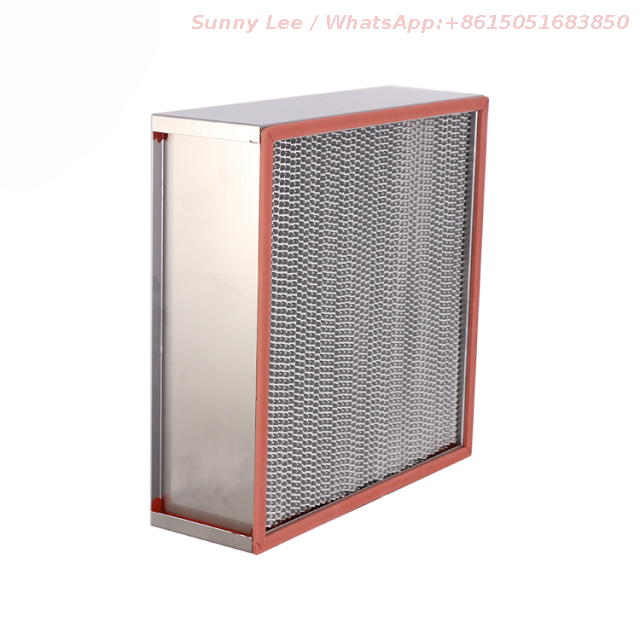 Hochtemperaturbeständiger Luftfilter mit Trennwand