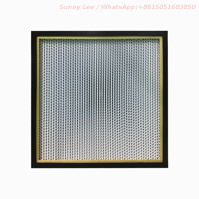 Hocheffizienter Luftfilter mit Holzrahmen