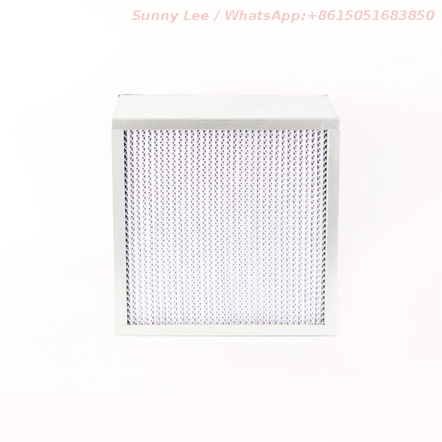 Hocheffizienter Luftfilter mit Trennwand