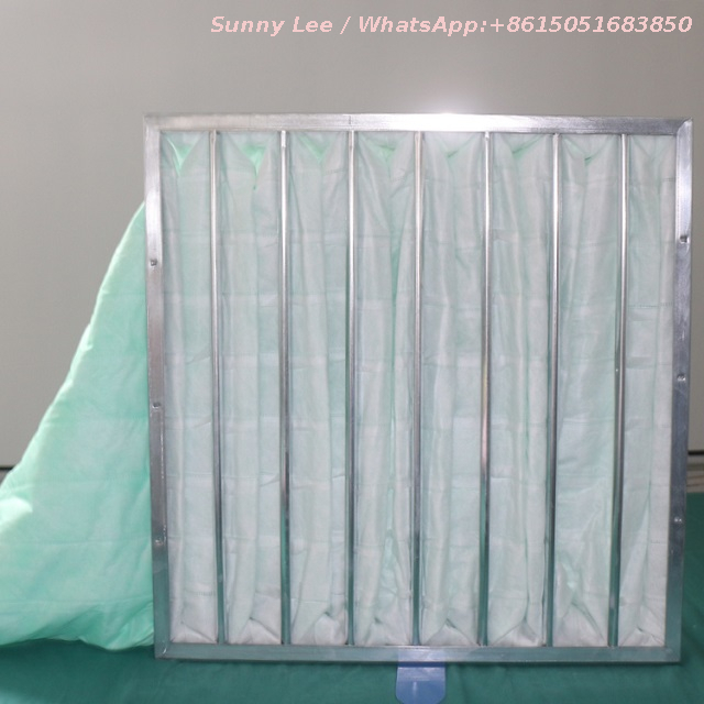 Taschentyp-Luftfilter mit mittlerer Effizienz F5